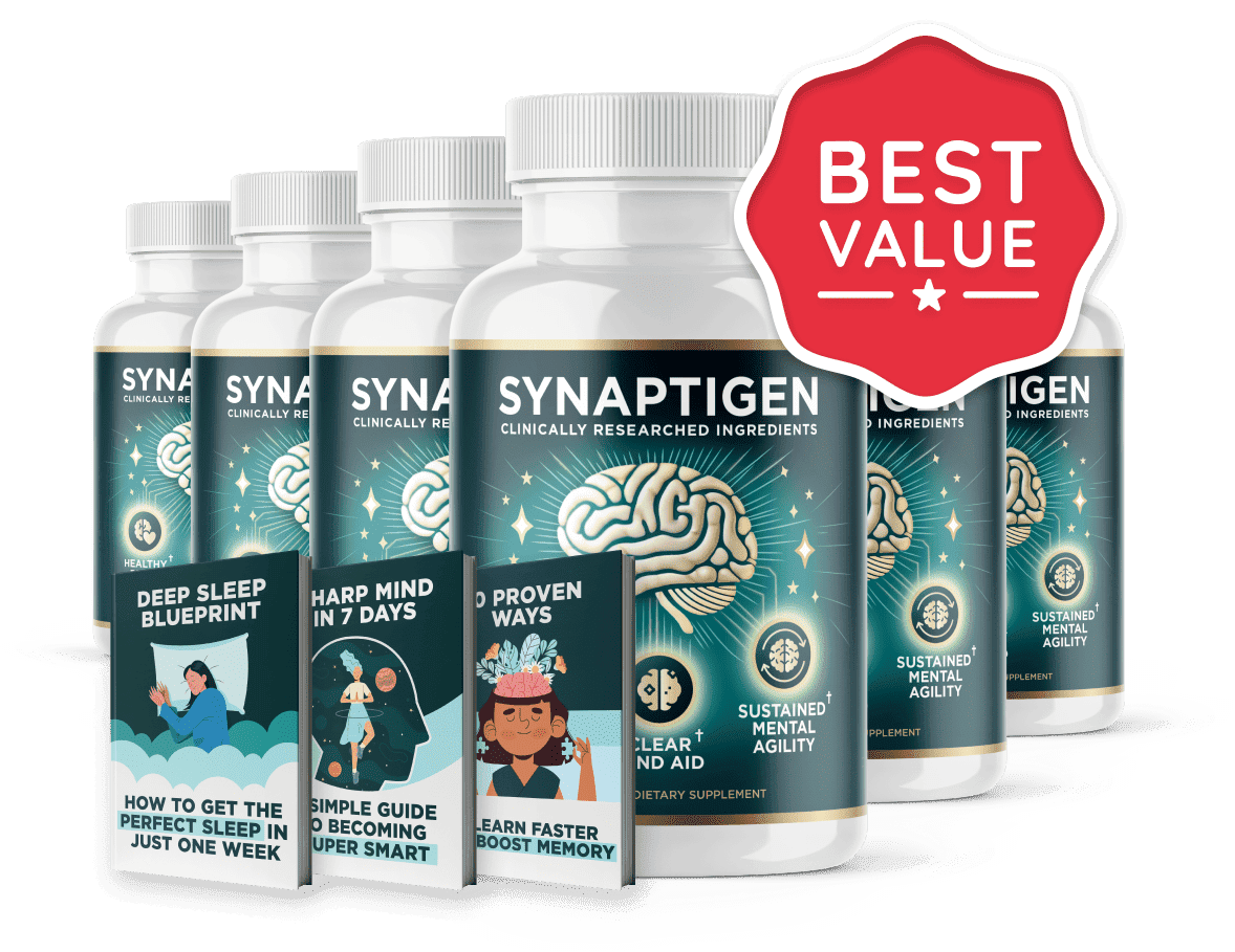 Synaptigen - 6 bottles price - Discount 
